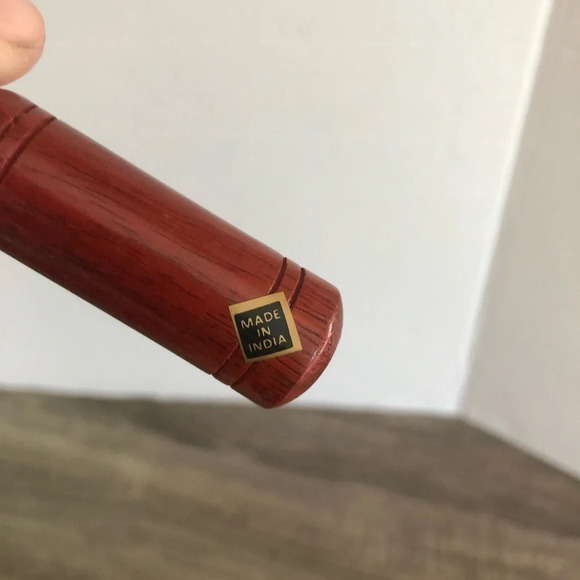 Vtg Brass and Wood Letter Opener - Picture 3 of 7